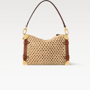 LV bags | Authentic Louis Vuitton women's bags 2025 early autumn LV new SIDE TRUNK medium handbag M14405