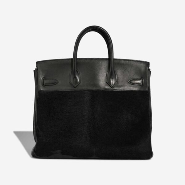 Hermès Haut à Courroies 32 Troika Evercalf / Pony Hair Black - Image 3